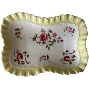 Adderley Bone China England trinket dish scallop edge rings jewelry catch all